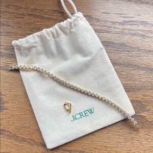 J. Crew Tennis Bracelet 🎾